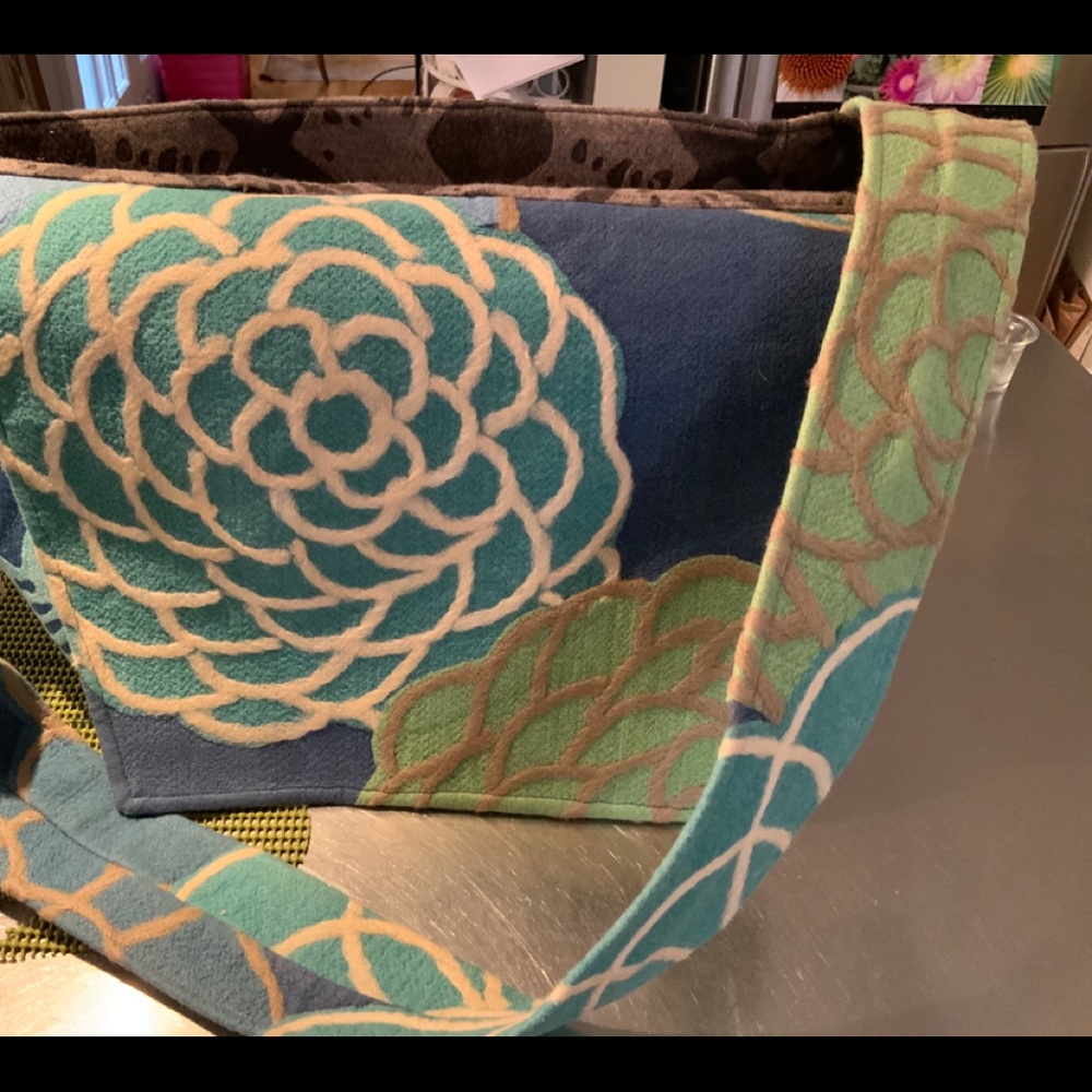 Floral FAbric  BAG, COMPUTER, IPAD....NWOT